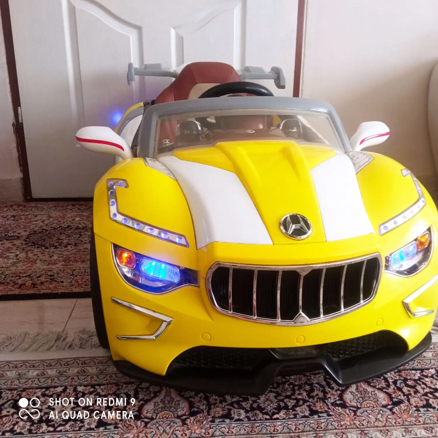 ماشین شارژی دو موتوره تایر بادی هوندا|اسباببازی بچه|تبریز, |دیوار