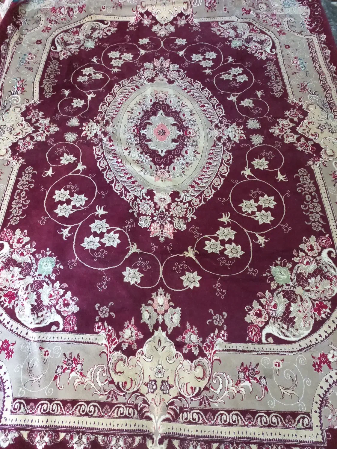 فرش ۱۲ متری|فرش|میانه, |دیوار