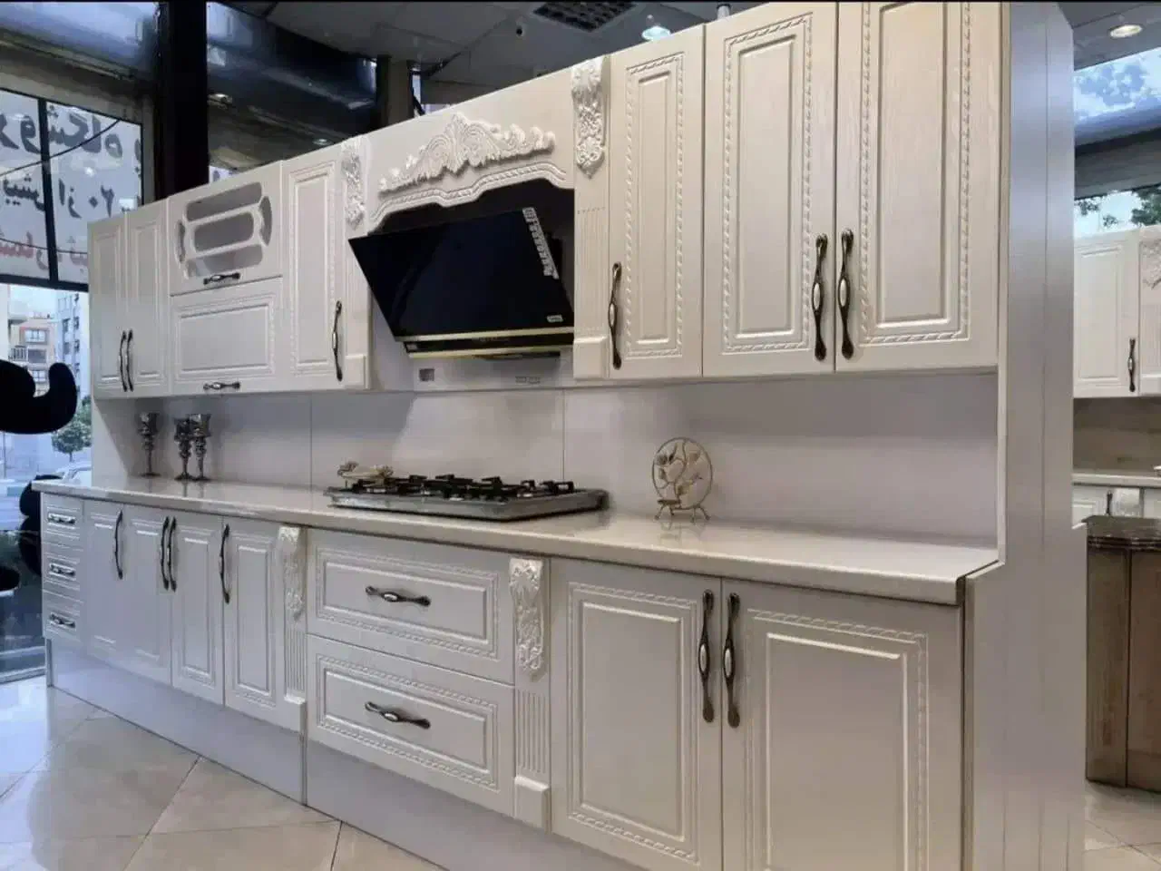کابینت ممبران آماده/طرح کلاسیک/WHITE/سوپرمات|مصالح و تجهیزات ساختمان|قم, آلوچو|دیوار