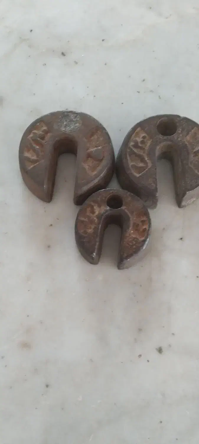 ۳ عدد سنگ باسکول و سنگ ترازو|کلکسیون اشیاء عتیقه|سبزوار, پیام|دیوار