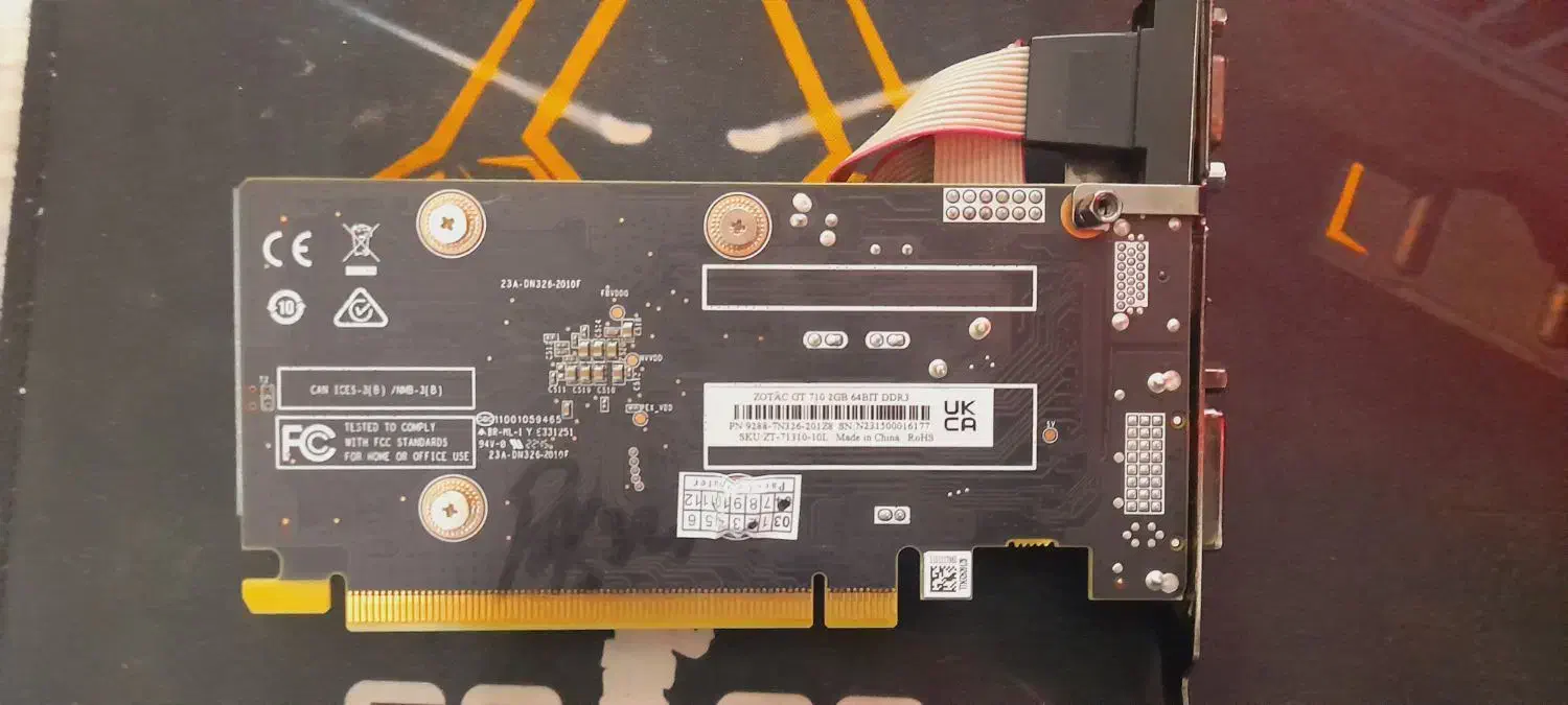 گرافیگ gt 710 2gb فن دار|قطعات و لوازم جانبی رایانه|نسیم‌شهر, |دیوار