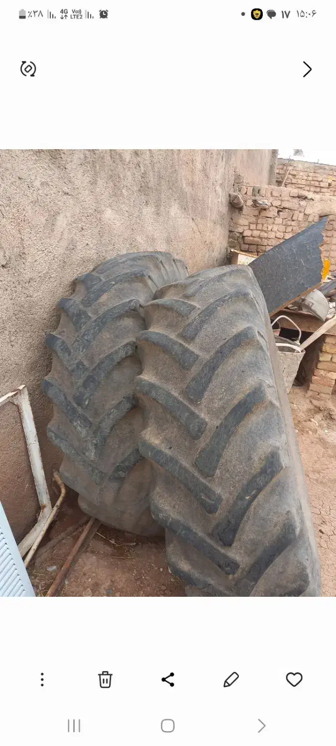 دوعددلاستیک عقب ۳۹۹|خودرو سنگین|بوئین زهرا, |دیوار