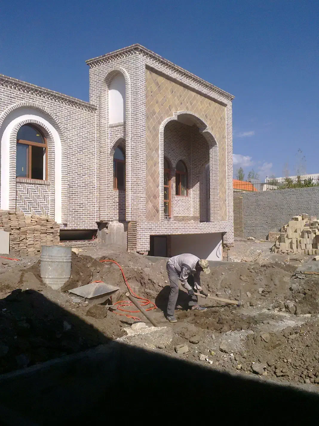 اجرای.نمای.سنتی. شومینه .کباب پز|خدمات پیشه و مهارت|سبزوار, قصبه غربی|دیوار