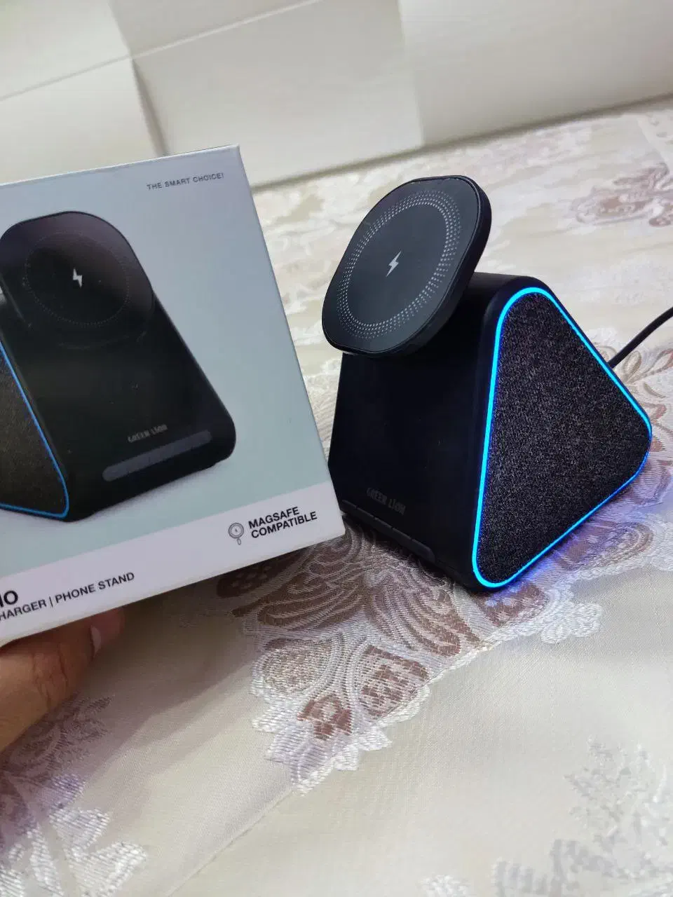 green wireless charger|لوازم جانبی موبایل و تبلت|قم, شهرک قدس|دیوار