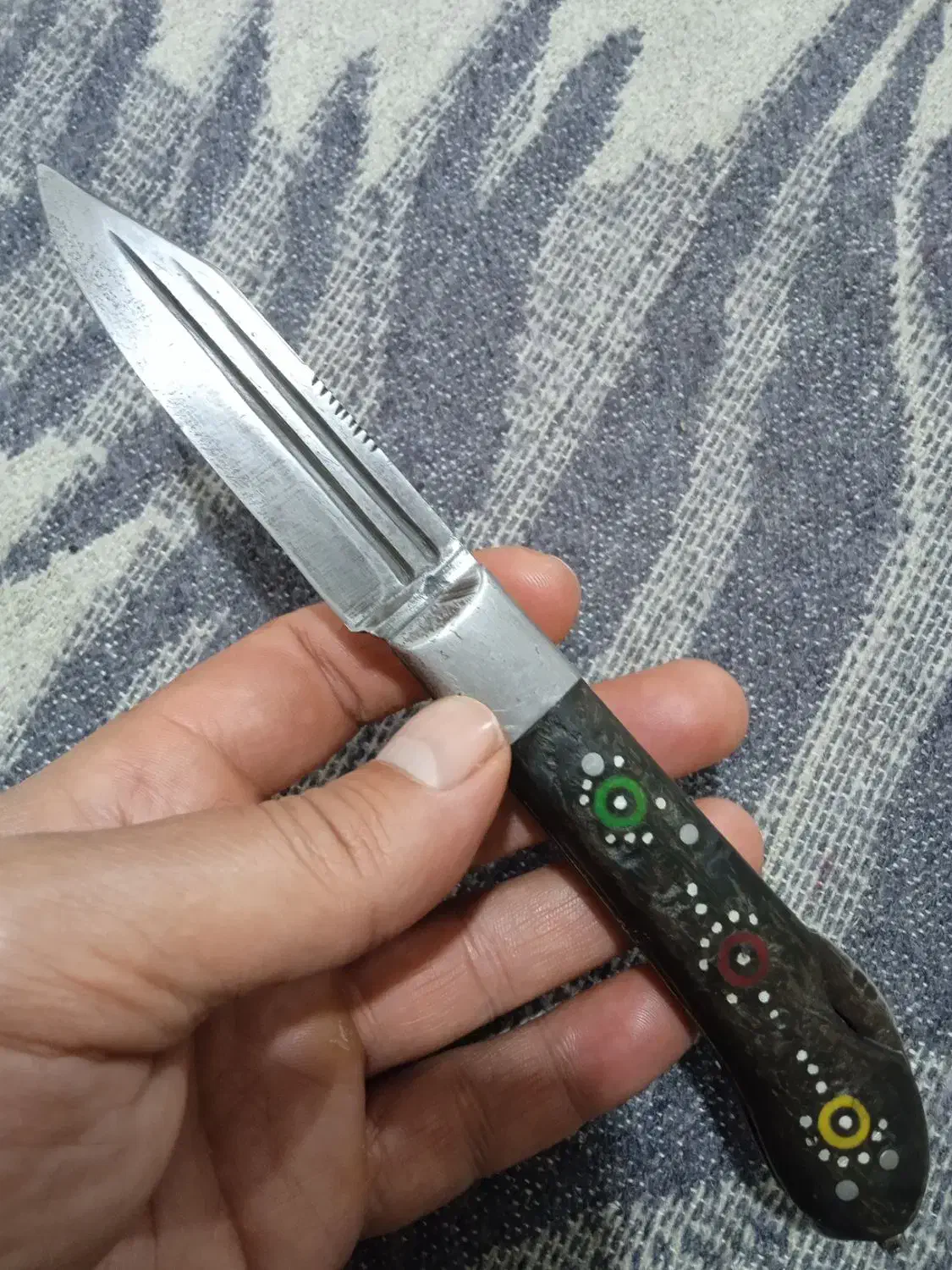 چاقو قدیمی بابا|کلکسیون اشیاء عتیقه|مرند, |دیوار