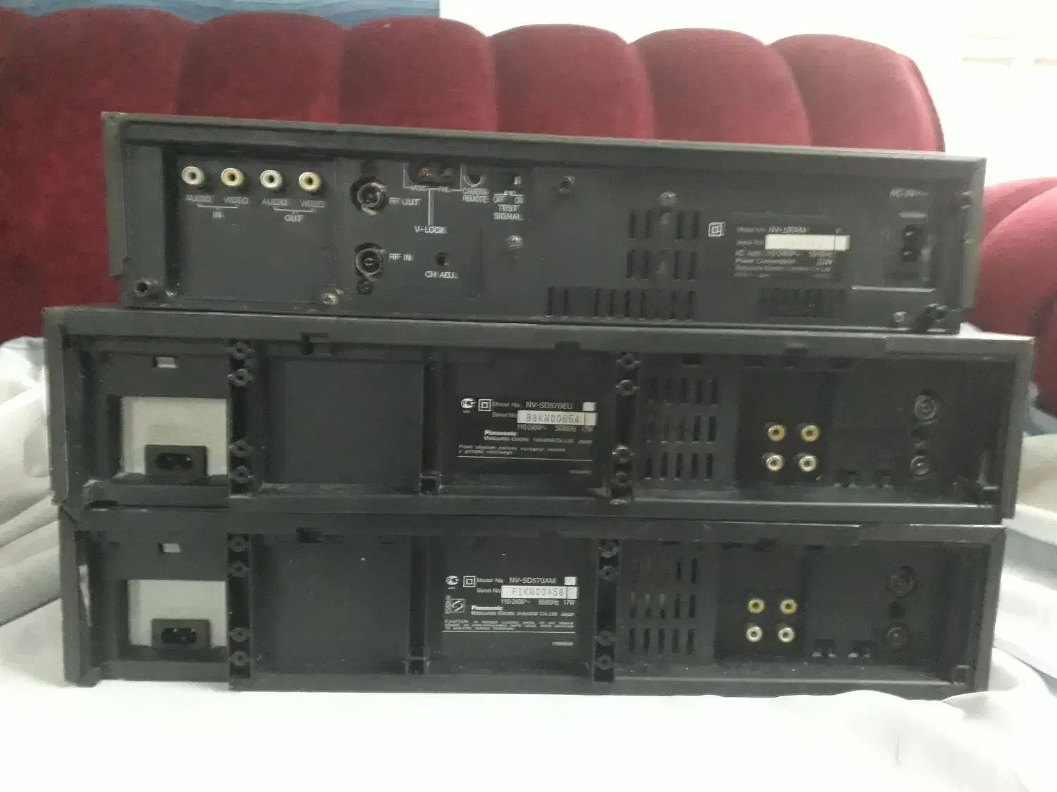 سه دستگاه ویدیو نوار بزرگ|پخش‌کننده DVD و ویدیو|شیراز, فرگاز|دیوار