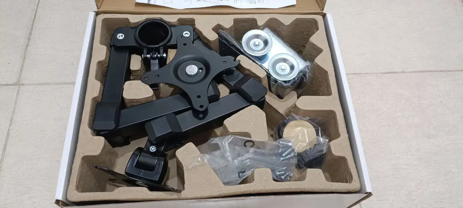 پایه نگهدارنده مانیتور (دوتایی)|قطعات و لوازم جانبی رایانه|بروجرد, |دیوار