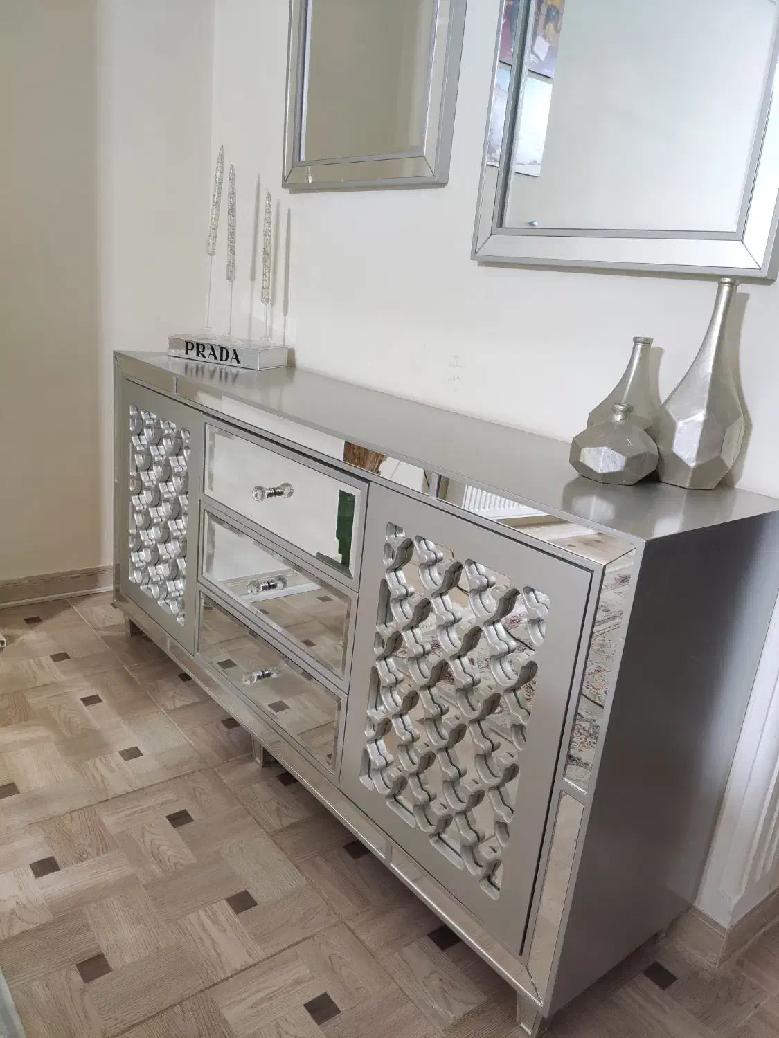 میز تلویزیون و آینه کنسول|بوفه، ویترین، کنسول|سنندج, |دیوار