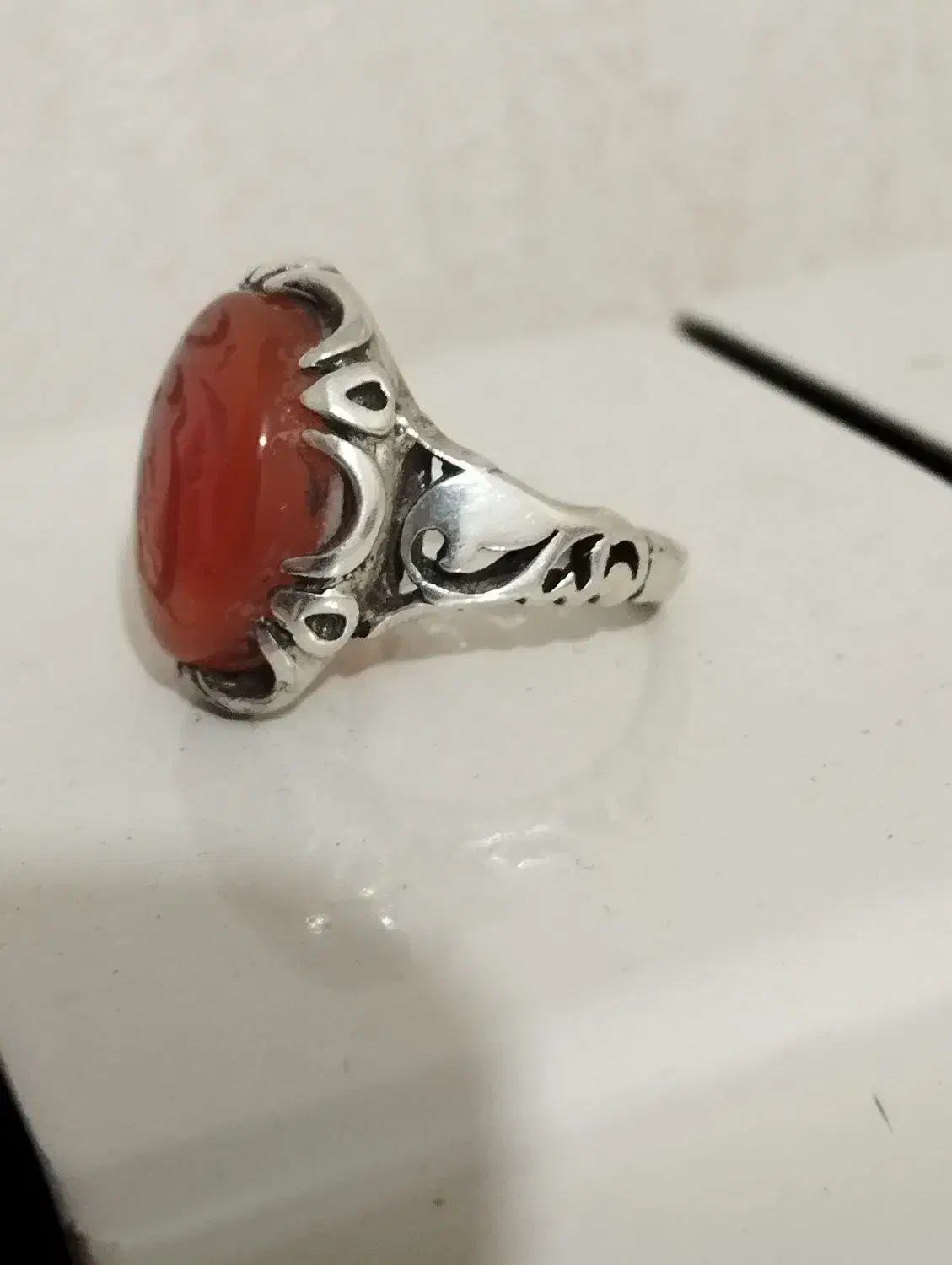 انگشتر عقیق خراسانی|جواهرات|همدان, |دیوار