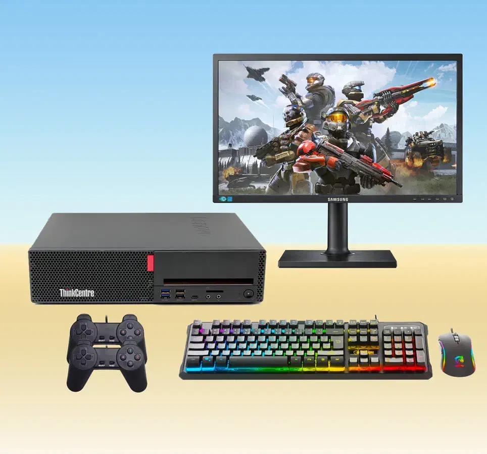 کامپیوتر قدرتمند Lenovo با پردازنده رایزن 5|رایانه رومیزی|اراک, |دیوار