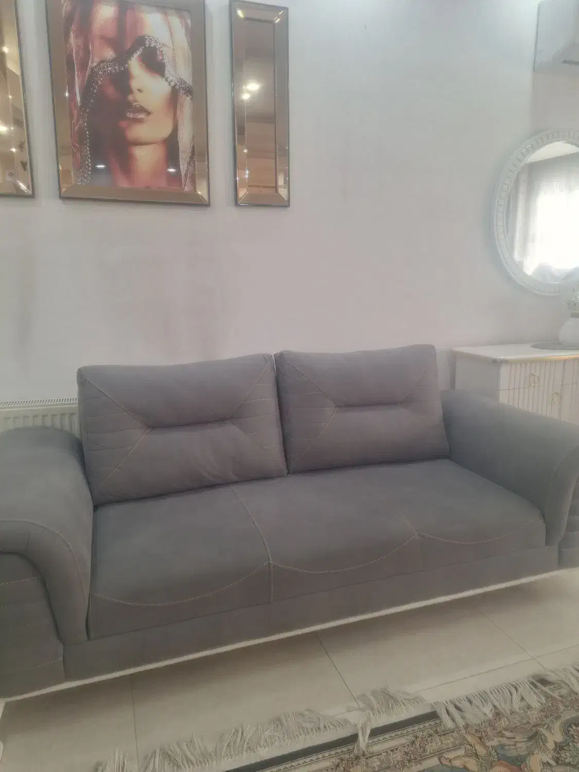 مبل ومیز غذا خوری ۶نفره|مبلمان خانگی و میز عسلی|تاکستان, |دیوار