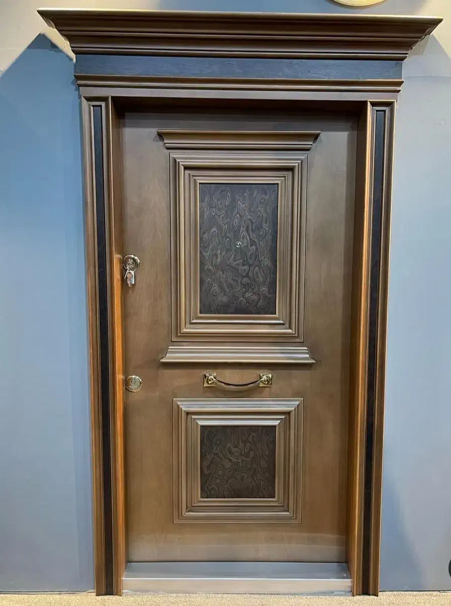 درب ضدسرقت چوب کامپوزیت،نرده استیل، شیشه ای کدF122|مصالح و تجهیزات ساختمان|قائم‌شهر, |دیوار