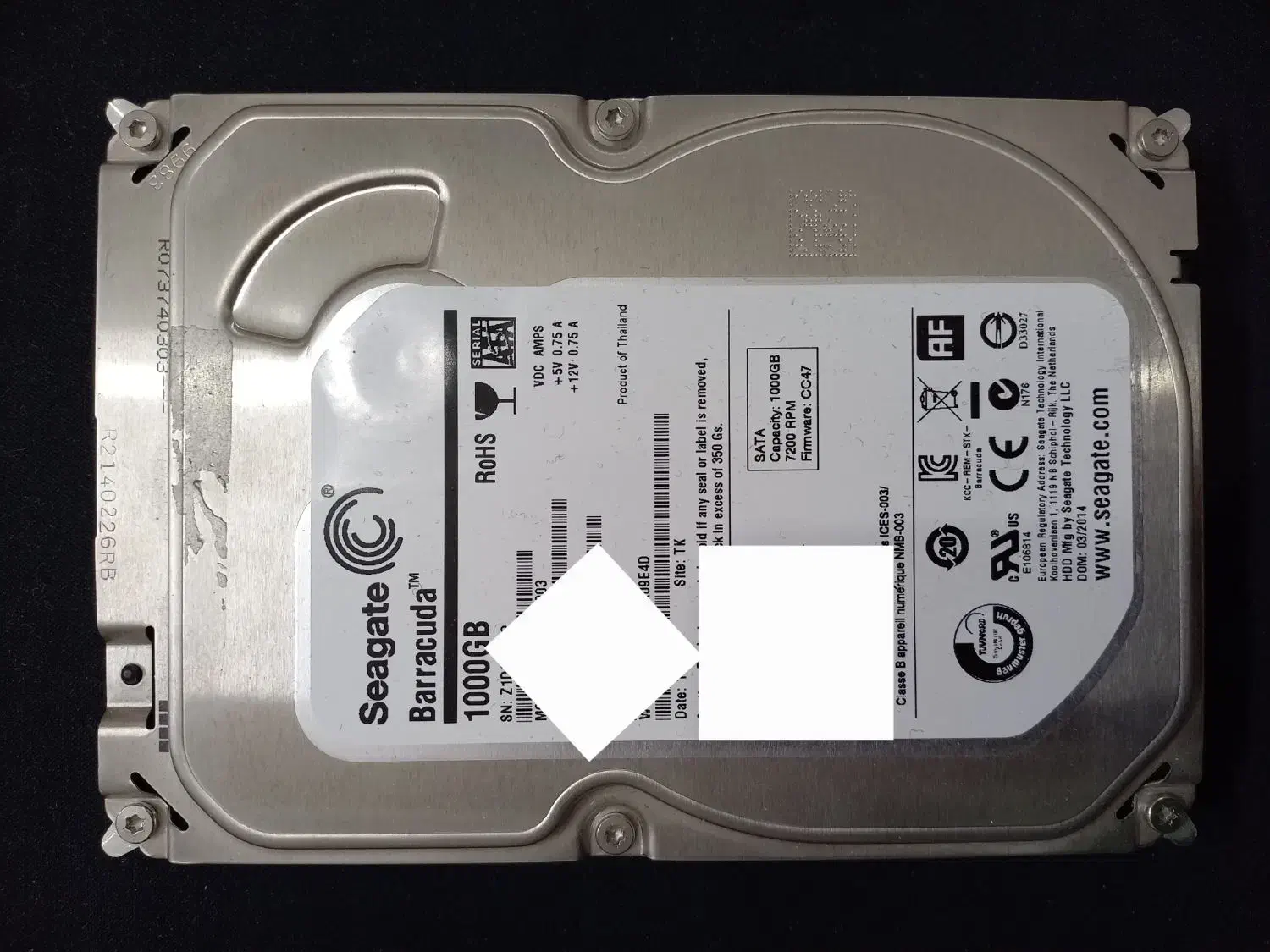 هارد دیسک اینترنال ۱ ترابایت Seagate barracuda|قطعات و لوازم جانبی رایانه|اراک, |دیوار