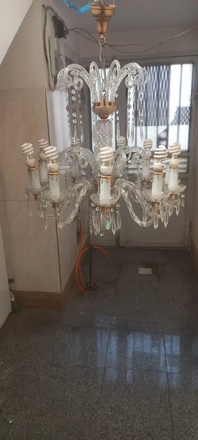 لوستر شیشه ای|لوستر و چراغ آویز|نسیمشهر, |دیوار