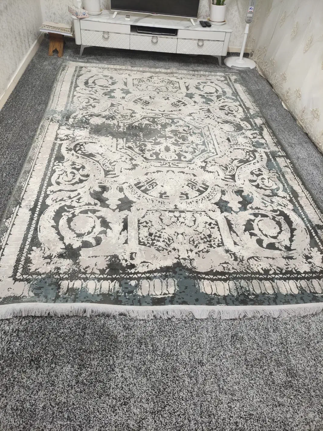 دو عدد قالی شش متری 700شانه جنس اکرولیک|فرش|اهواز, لشکرآباد|دیوار