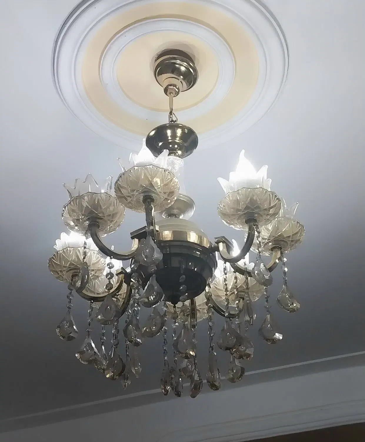 لوستر برنز|لوستر و چراغ آویز|کرمانشاه, |دیوار