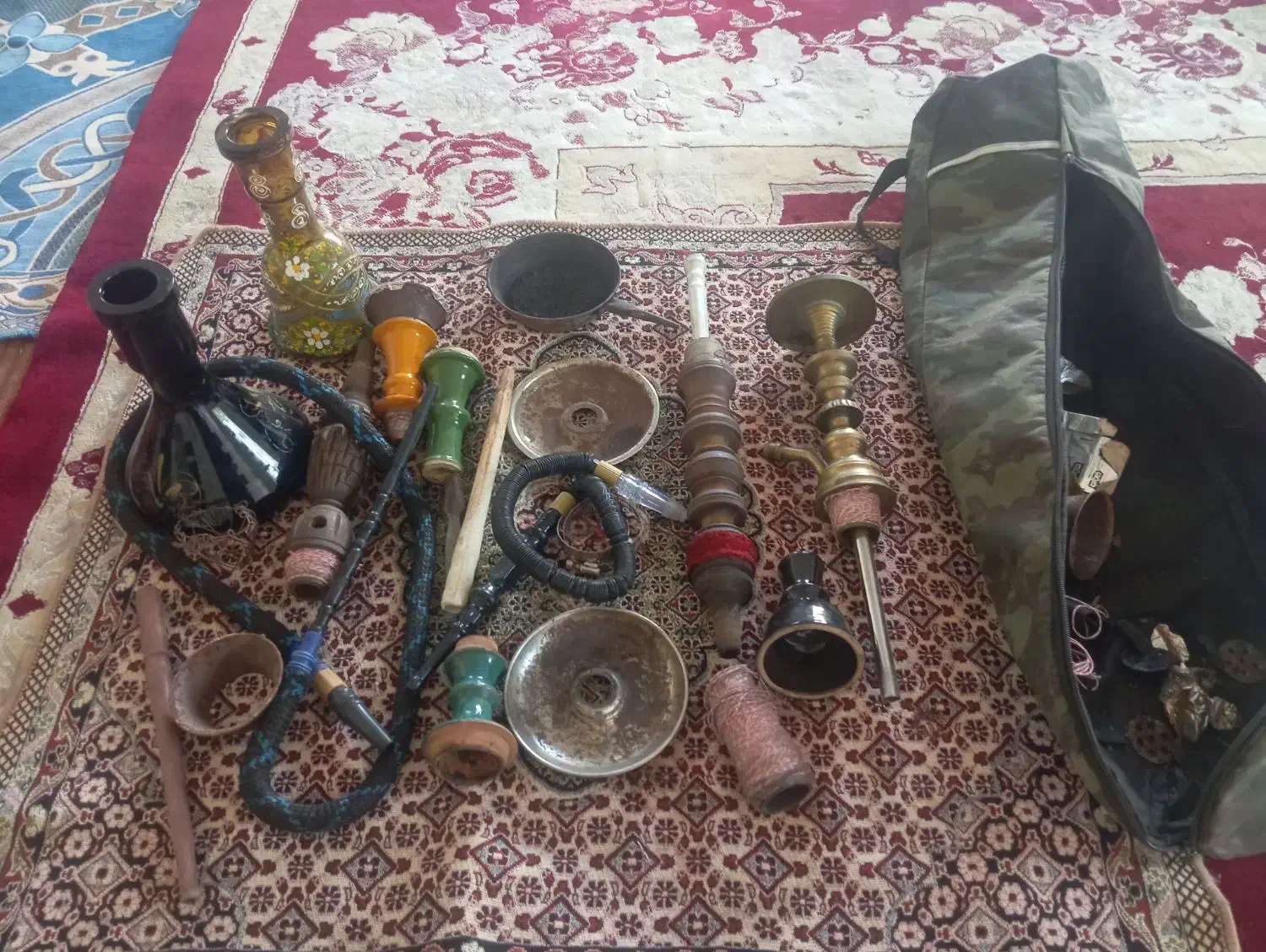 3تا قلیان اصیل|صنایع دستی و سایر لوازم تزئینی|گنبد کاووس, |دیوار