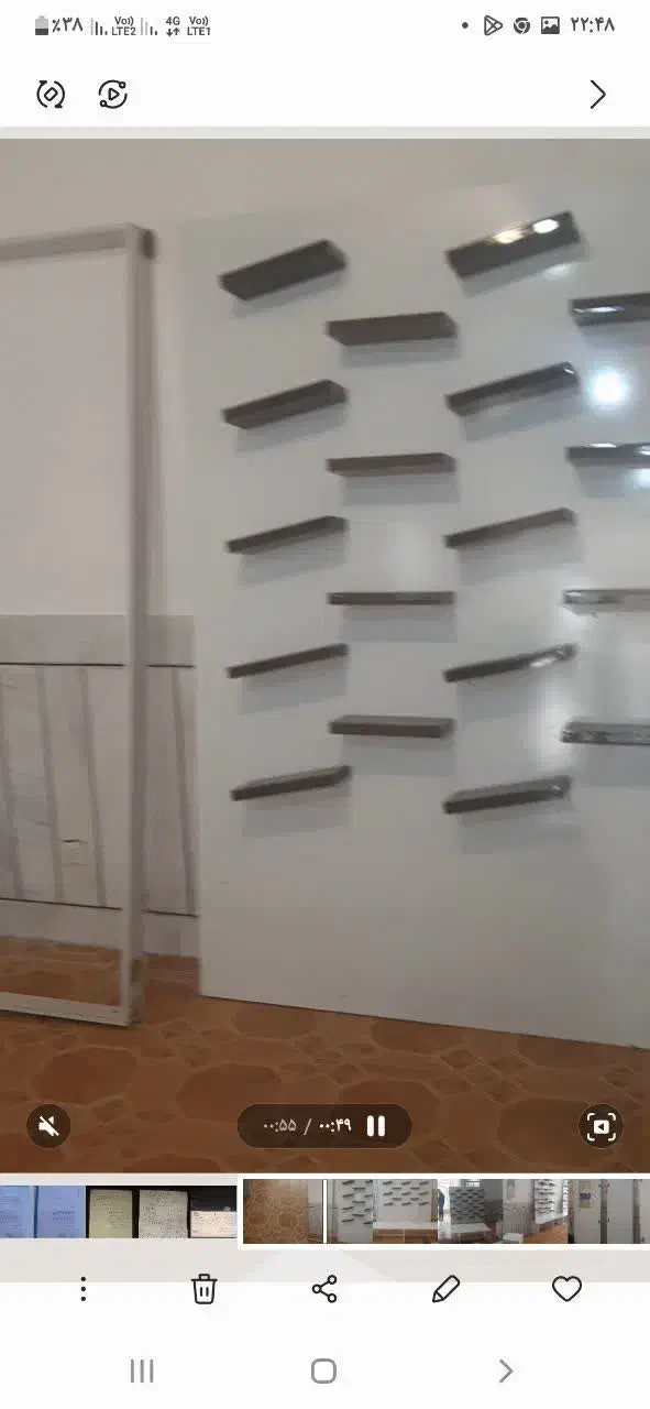 رگال ام دی اف کفش فروشی|کتابخانه، شلف، قفسههای دیواری|فولادشهر, B7|دیوار