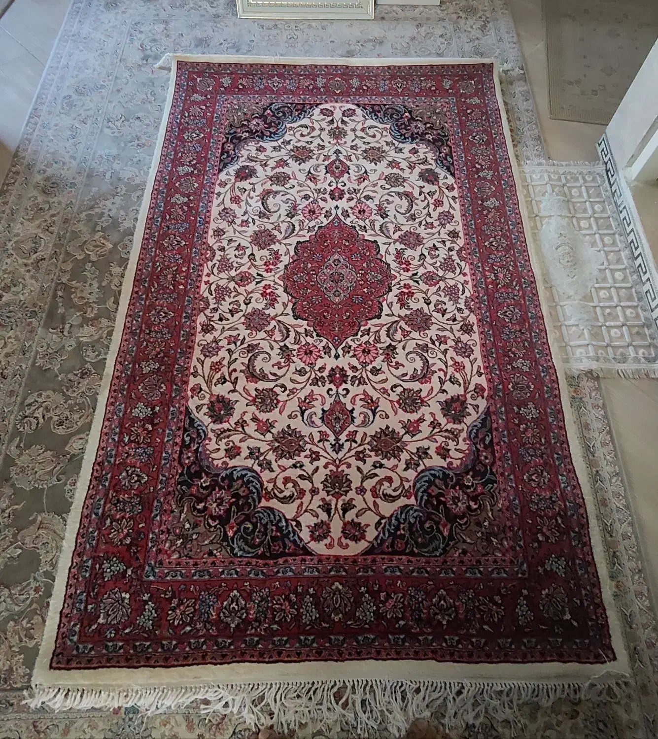 فرش 2متری شاه عباسی|فرش|اراک, |دیوار