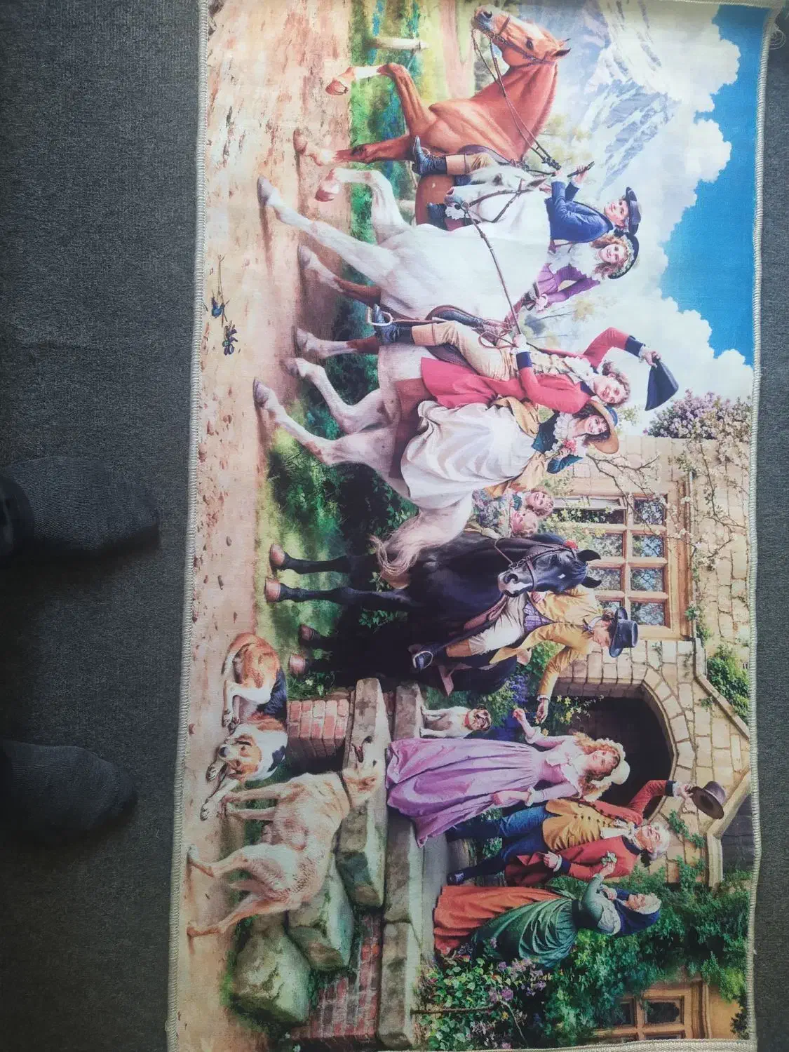 تابلوفرش ماشینی  بدرقه|تابلو فرش|اردبیل, |دیوار