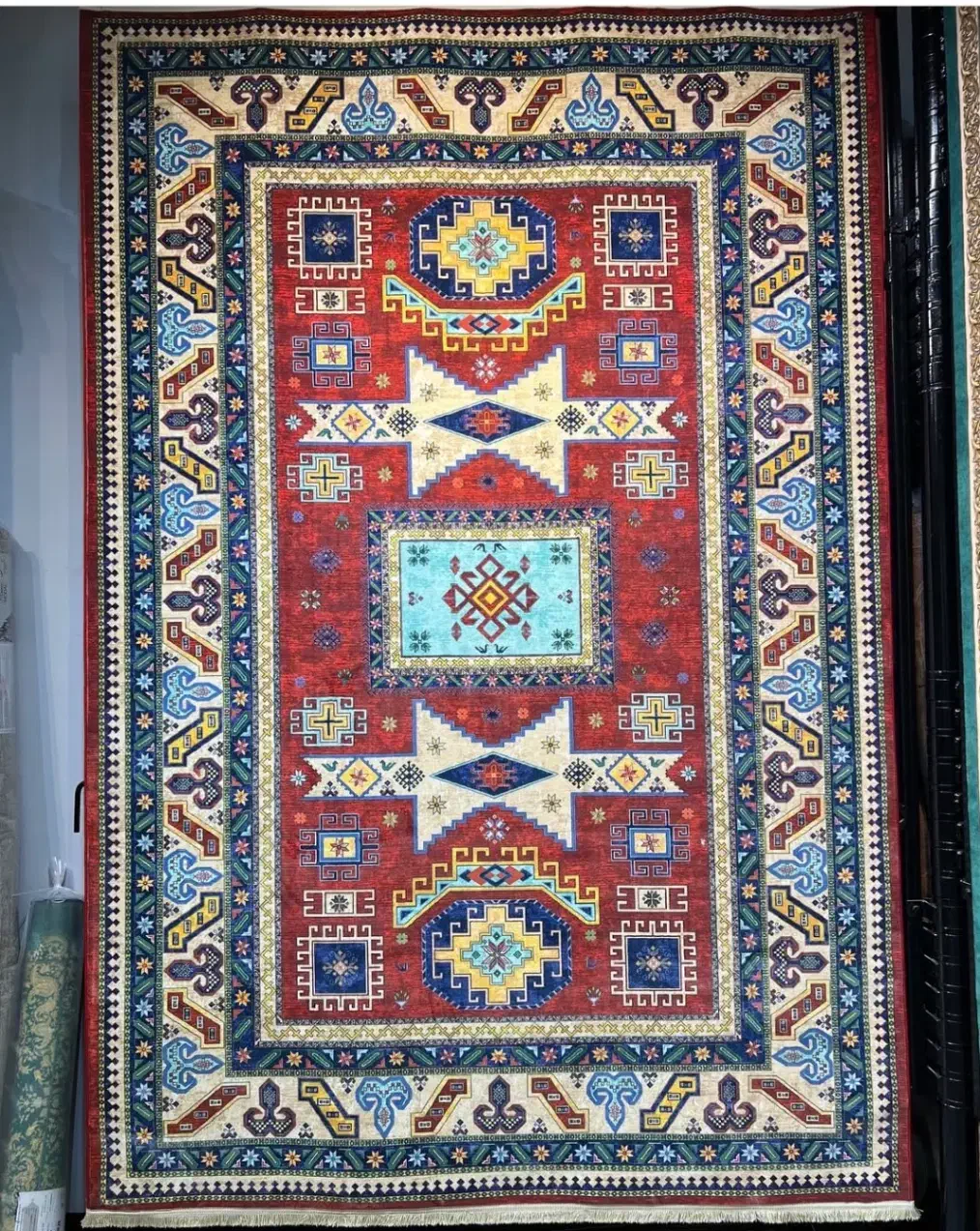 فرش وینتیج خاطره/فرش نمونه سال|فرش|شیراز, لاله|دیوار