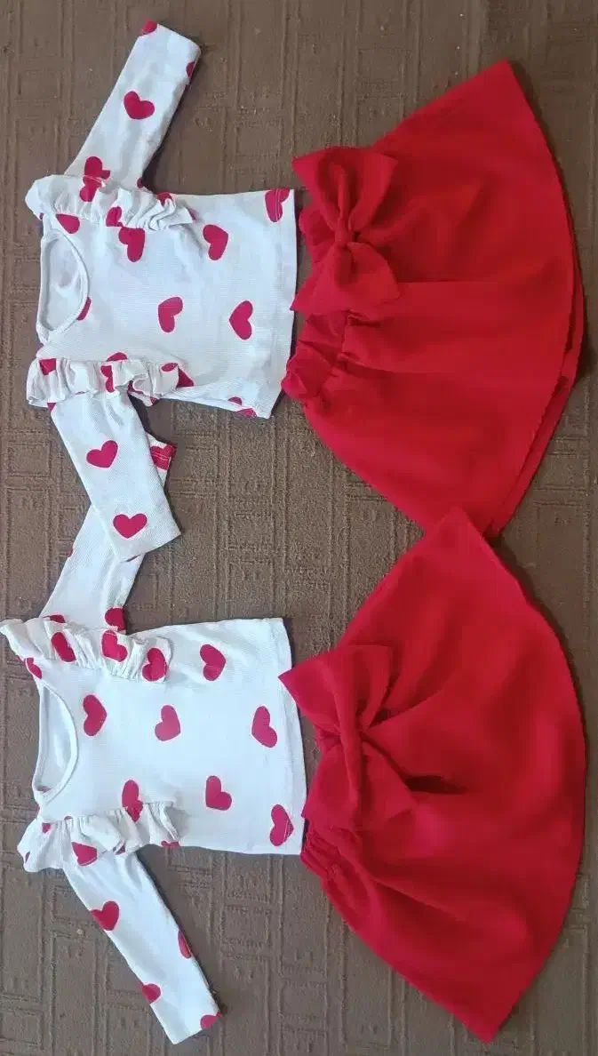 لباس دوقلو دختر|کفش و لباس بچه|آزادشهر, |دیوار