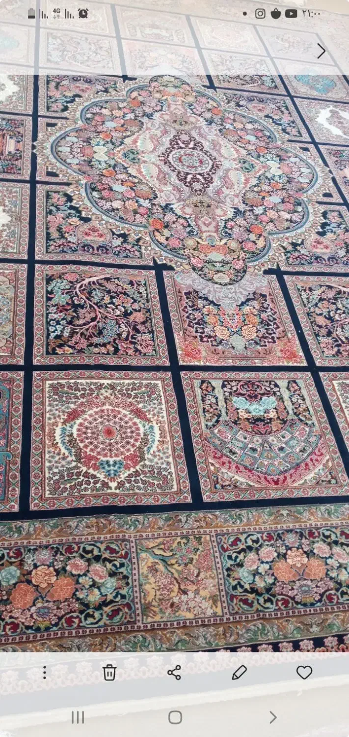 فرش ۱۲ متری نو|فرش|زنجان, |دیوار