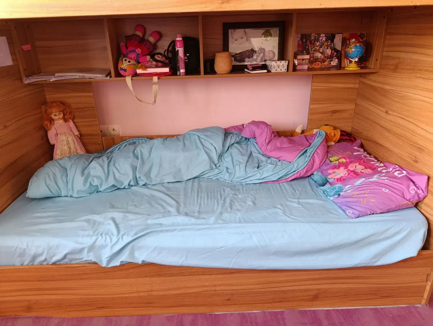 تخت خواب دو طبقه تمام ام دی اف|تخت و سرویس خواب|کرمانشاه, |دیوار