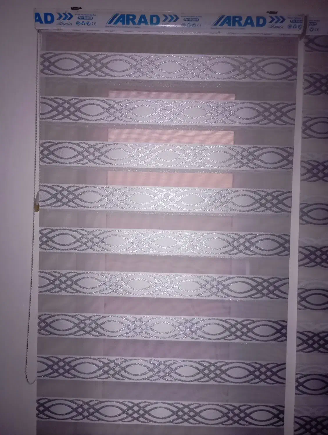 پرده زبرا 4عدد طول|پرده، رانر، رومیزی|گنبد کاووس, |دیوار