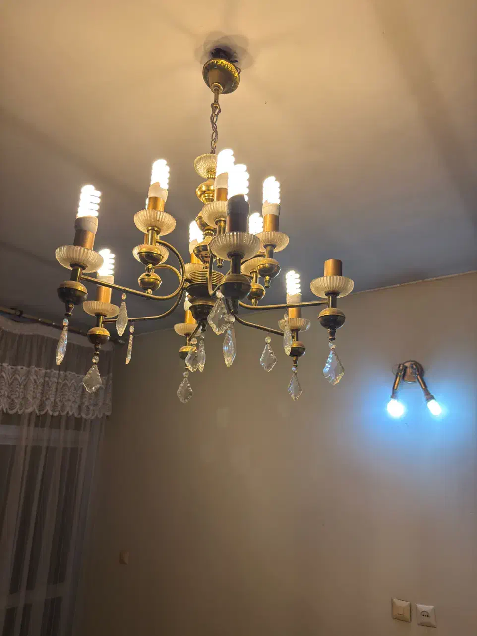 لوستر آنتیک قدیمی|لوستر و چراغ آویز|کرج, گوهردشت|دیوار