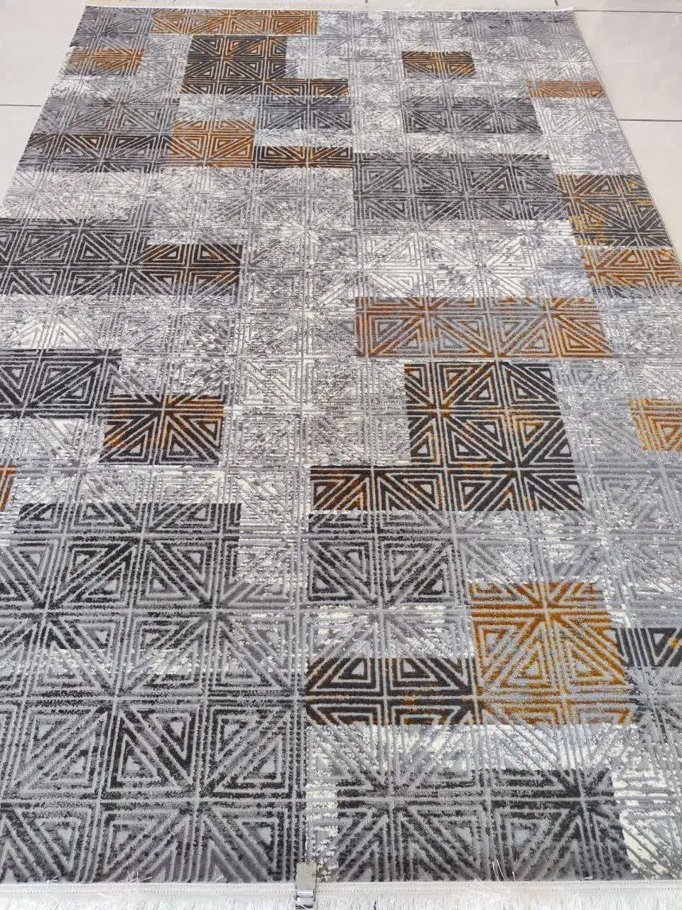 کناره فرش گلیم فرش تنوع بالا مدل اطلش۱۹۳۷۶|گلیم، جاجیم، گبه|قم, نیروگاه|دیوار