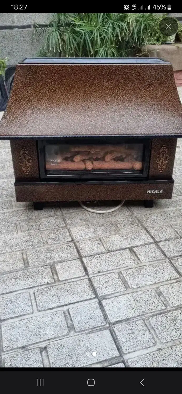 ۲ دستگاه بخاری شومینه نیک کالا|بخاری، هیتر، شومینه|قیدار, |دیوار