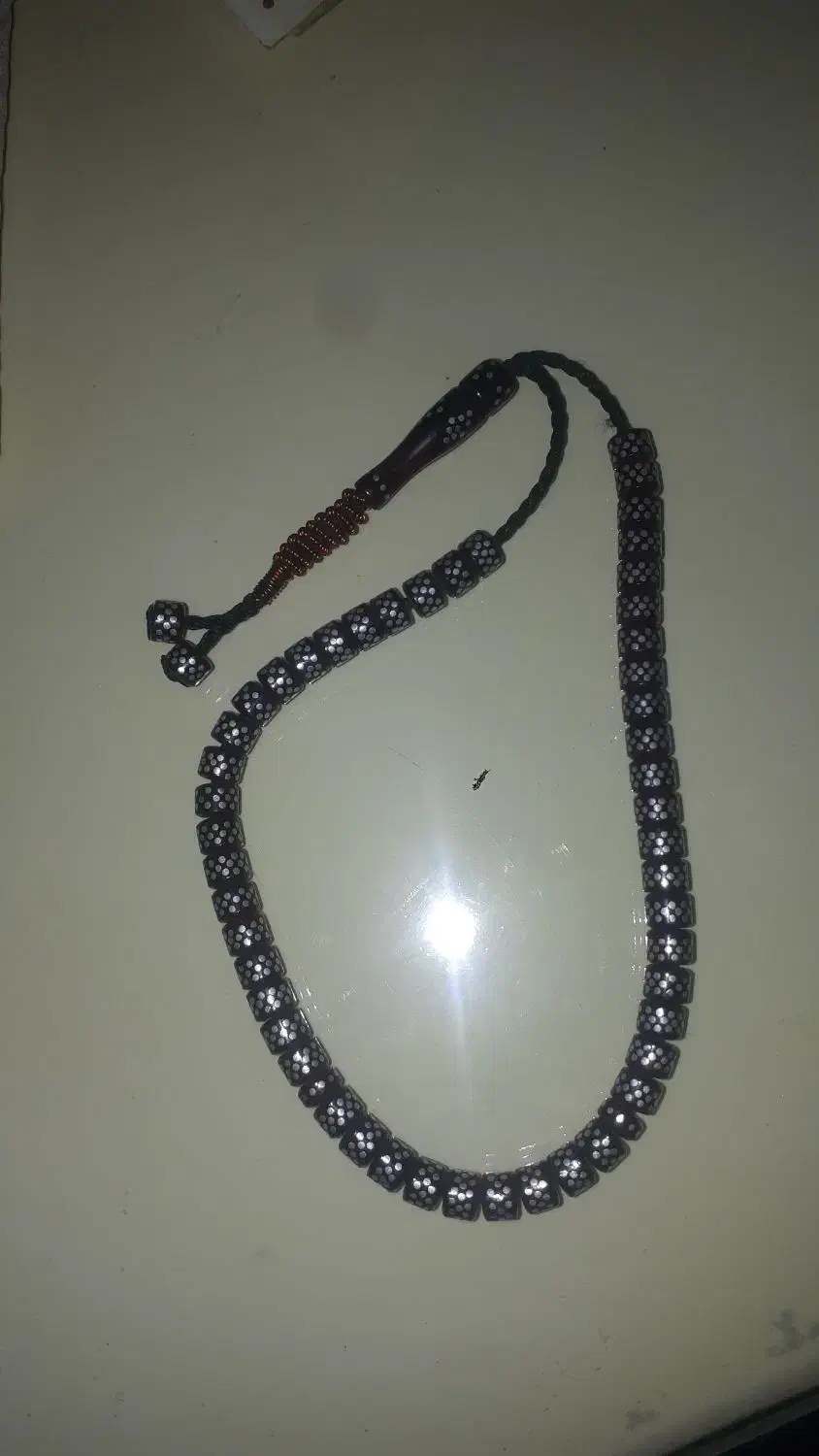 تسبیح میخ دوز|کلکسیون اشیاء عتیقه|اهر, |دیوار