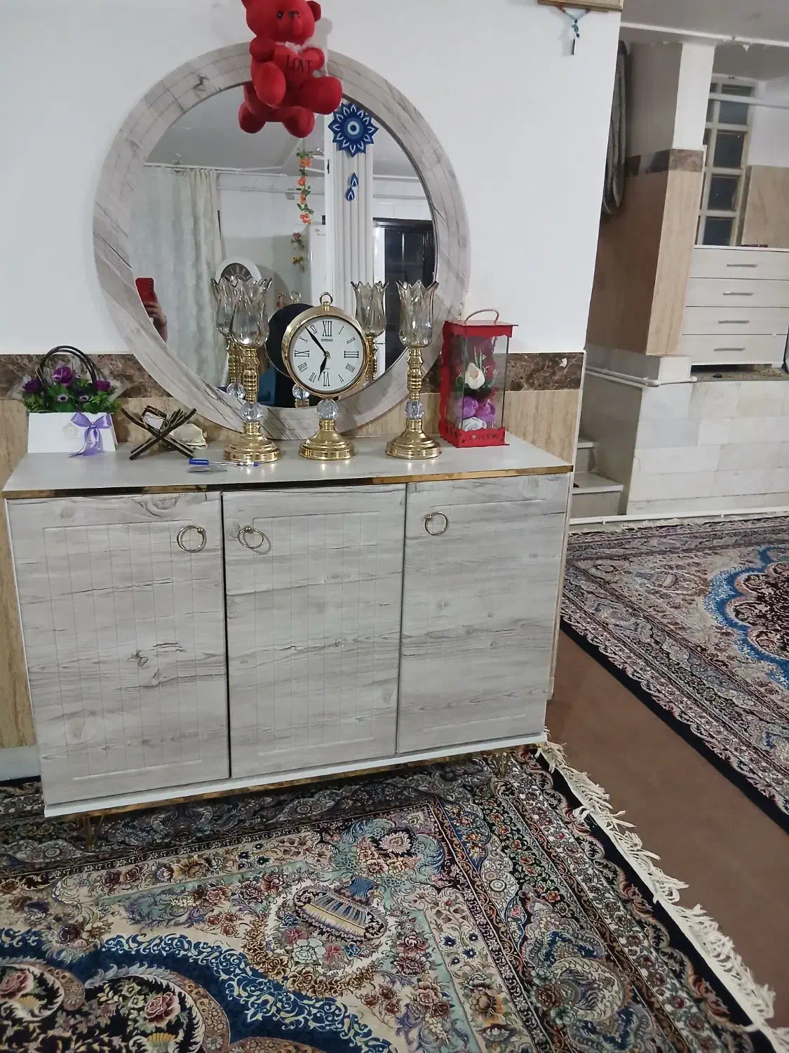 میز کنسول و آینه|بوفه، ویترین، کنسول|اسلام‌‌آباد غرب, |دیوار