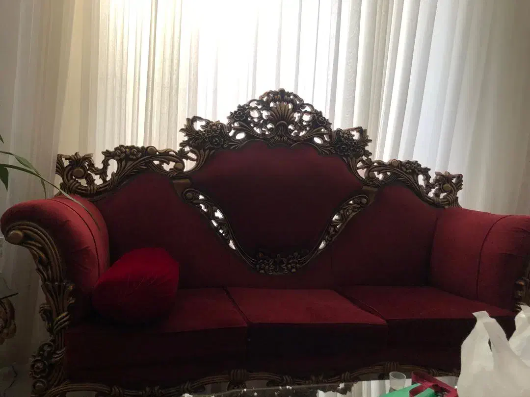 مبل سلطنتی|مبلمان خانگی و میز عسلی|جهرم, |دیوار