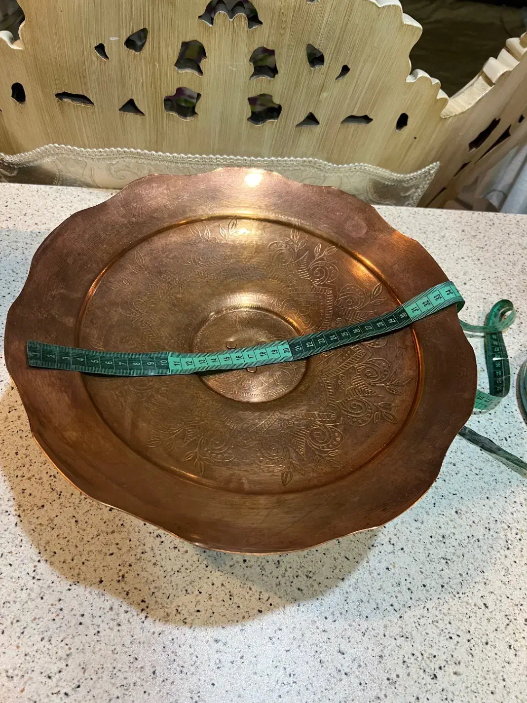 ظرف مسی|ظروف سرو و پذیرایی|تبریز, |دیوار