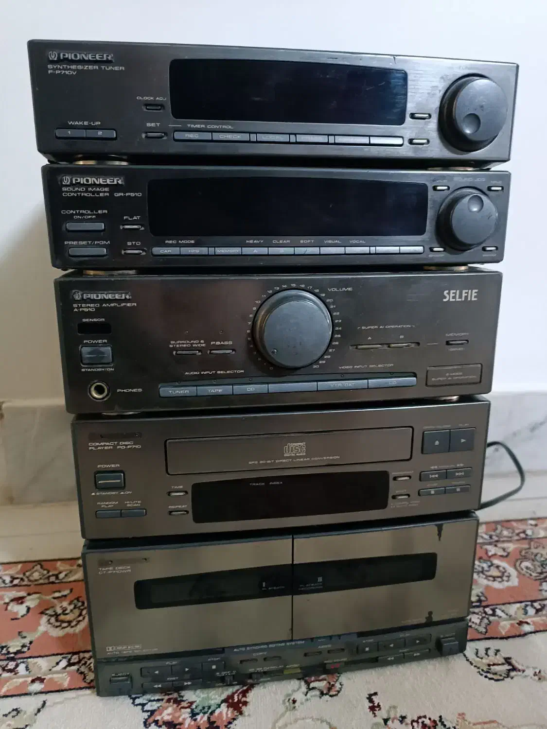 ضبط پنج طبقه پایونیر|سیستم صوتی خانگی|تربت جام, فاز ۳ فرهنگیان|دیوار