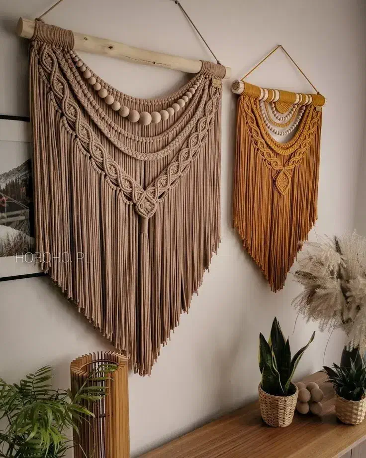 فروش مکرومه های دست ساز|صنایع دستی و سایر لوازم تزئینی|قائمشهر, |دیوار