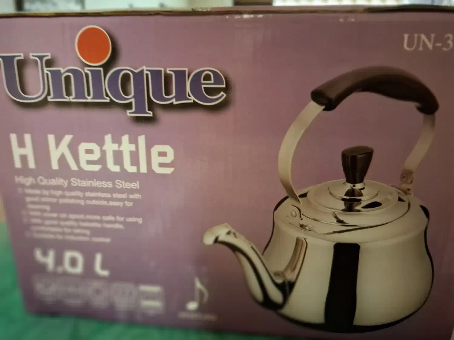 کتری استیل۴ لیتری یونیک نو|قوری، کتری، قهوهساز دستی|تبریز, |دیوار