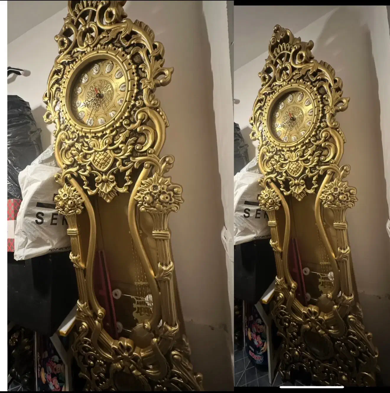 ساعت سالنی چوب راش|ساعت دیواری و تزئینی|قرچک, مهدیه|دیوار