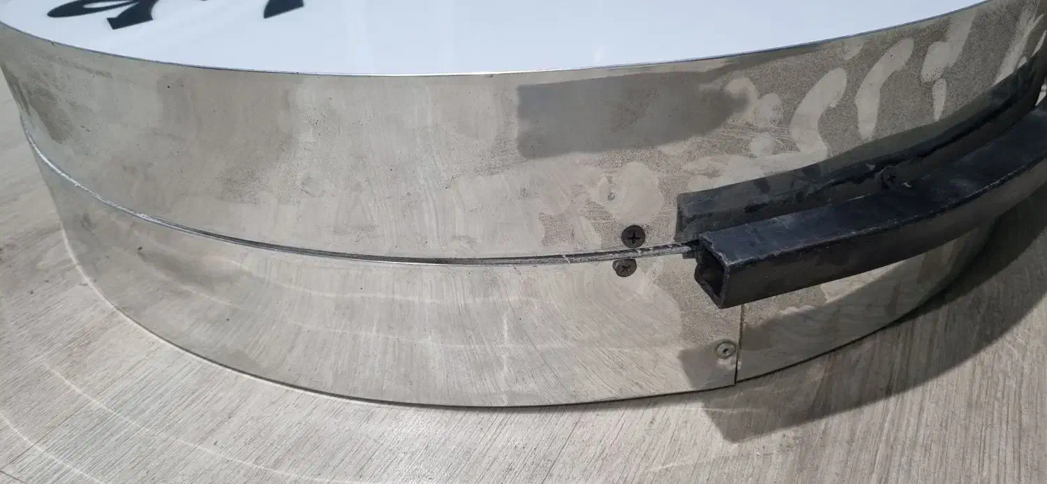 تابلو دوطرف پلکسی با قابلیت روشن شدن|فروشگاه و مغازه|رشت, منظریه|دیوار