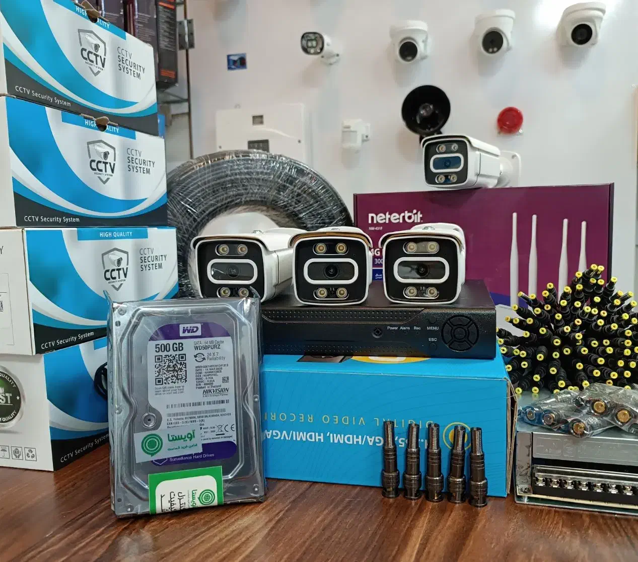 دوربین مداربسته گرمدره/وردآورد/اندیشه/شهریار|دوربین مداربسته|قدس, شهر‌قدس|دیوار