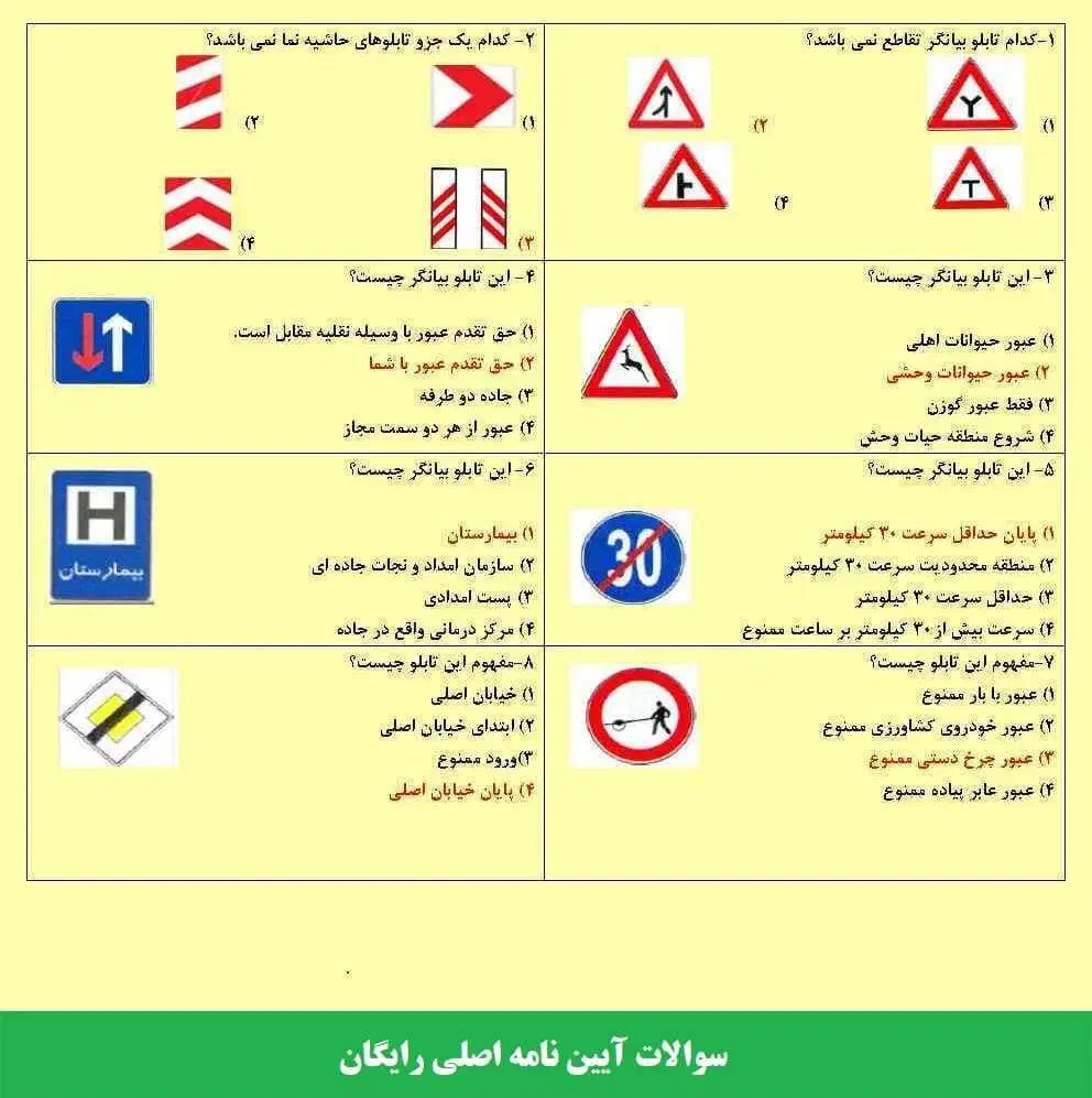 سوالات آزمون رانندگی پیدا شد|اشیا|گلبهار, شهر جدید گلبهار|دیوار