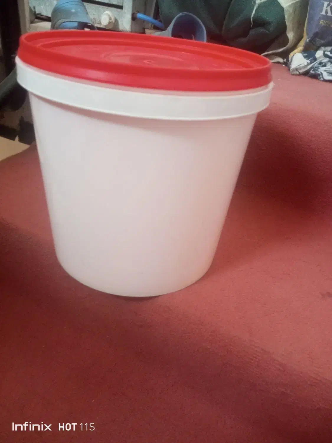 سطل خالی ۱۰کیلویی|ظروف نگهدارنده، پلاستیکی، یکبارمصرف|بیرجند, |دیوار