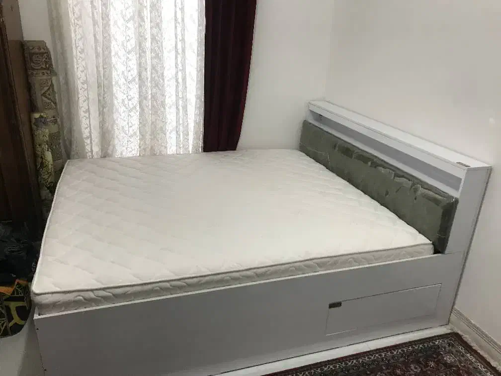 تخت دونفره نو|تخت و سرویس خواب|زرند, |دیوار