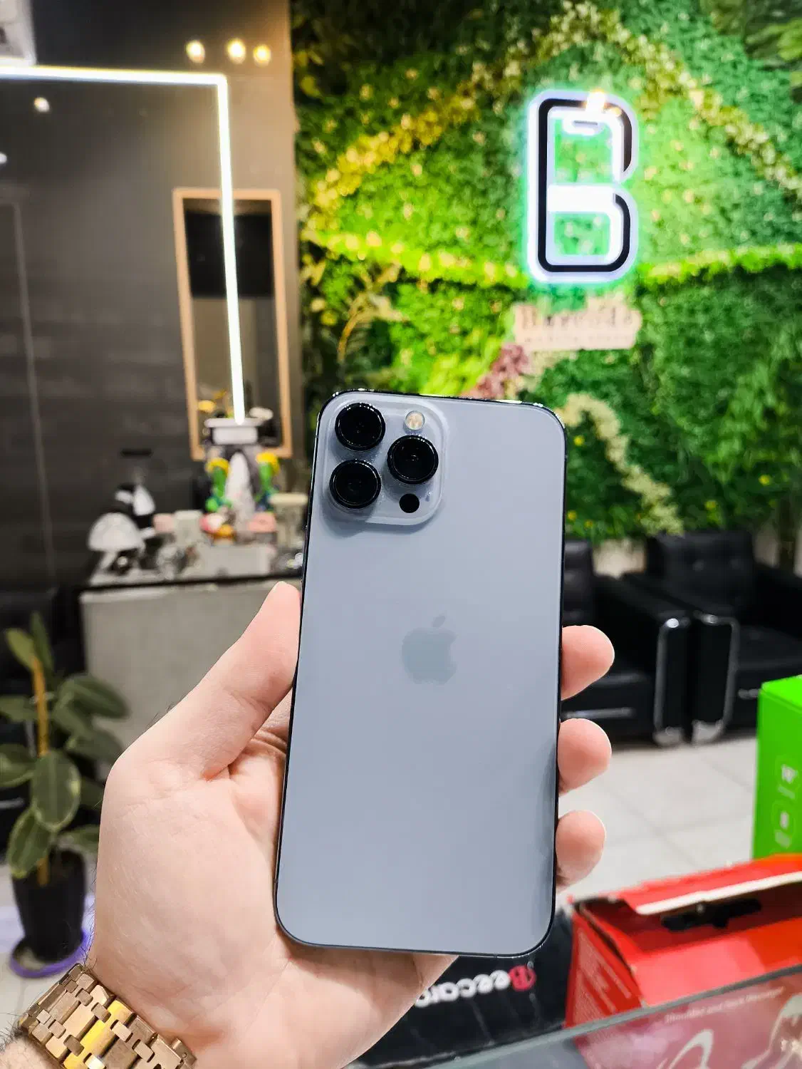 iPhone 13 pro max ZAA/256gکارتن اصلی|موبایل|میبد, |دیوار