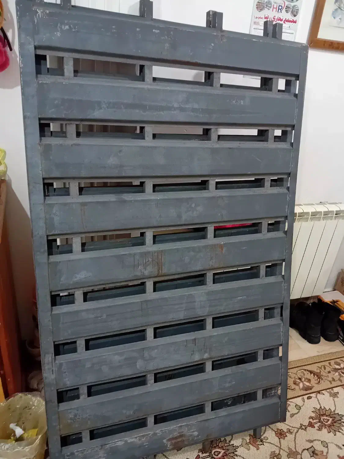 تخت فلزی دو نفره|تشک تختخواب|رشت, باهنر|دیوار