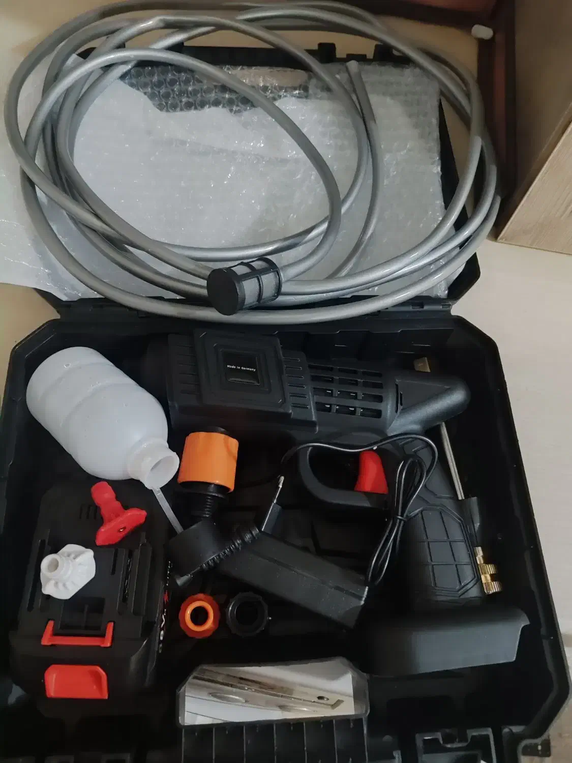 کارواش خانگی شارژی نو|سایر لوازم برقی|قم, سنگ بند|دیوار