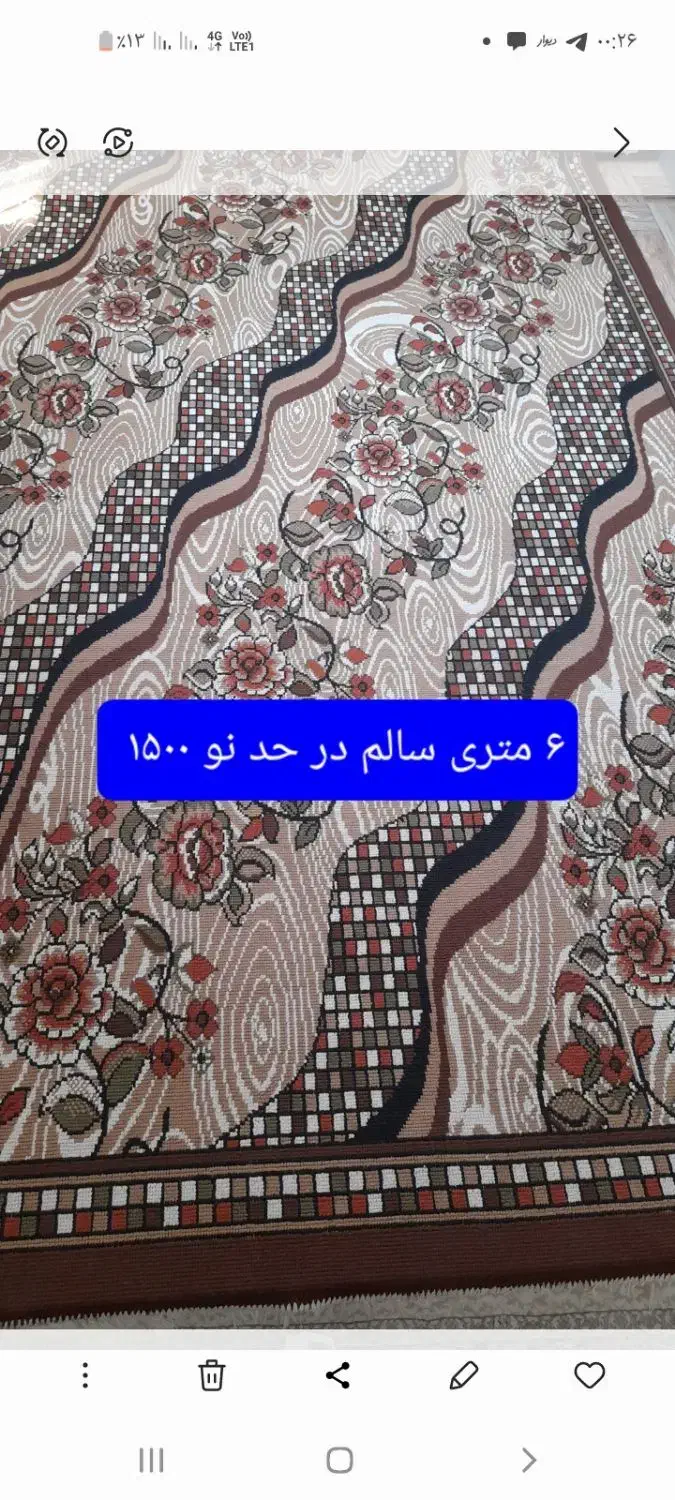 گلیم|گلیم، جاجیم، گبه|بروجرد, |دیوار