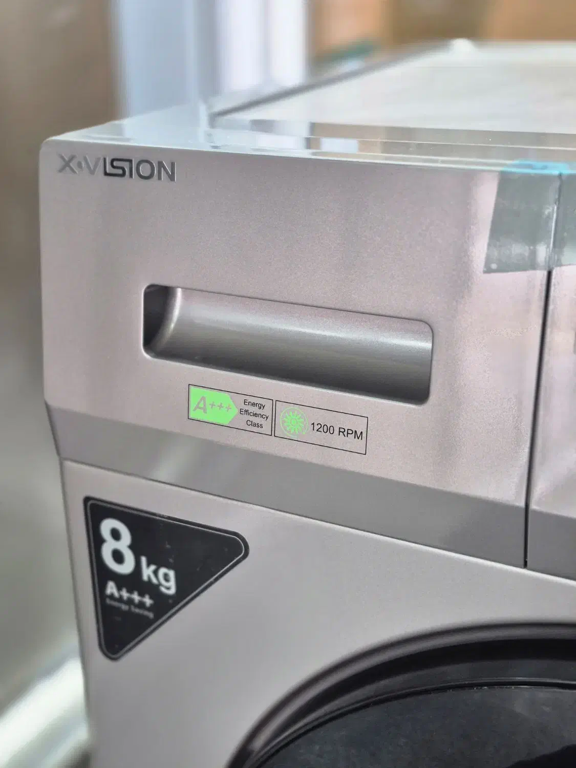 لباسشویی 8کیلویی ایکس ویژن TG82 اکبند نقره ای|ماشین لباسشویی و خشککن لباس|مشهد, توس (بلوار توس)|دیوار
